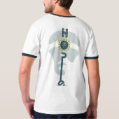 Rebellious Hope | Männer Ringer T-Shirt (Rückseite)