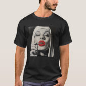 rebellious nun with lipstick, rebellious nun 1 T-Shirt (Vorderseite)