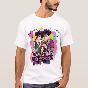 Rebellious Romance: Liebe stinkt, Drink Lassend T-Shirt