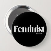 Rebellious Women: Stärkung der weiblichen Kunstsch Button (Vorne & Hinten)
