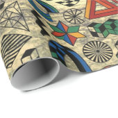 Rebellische Geometrien Ursprung Geschenkpapier (Rolleneckpunkt)