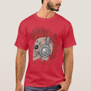 Rebellische harte Musik Punk Rock Skelett Punks ni T-Shirt