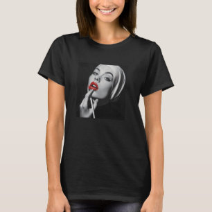 rebellische Nonne mit Lippenstift, rebellische Non T-Shirt