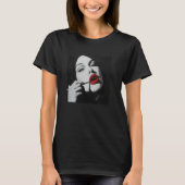rebellische Nonne mit Lippenstift, rebellische Non T-Shirt (Vorderseite)