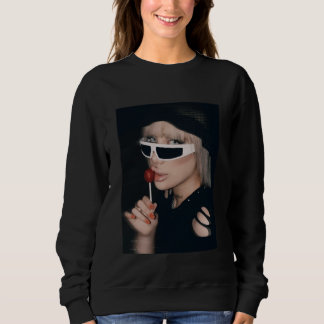 Rebellische Prinzessin Stimmungs-Sweatshirt Sweatshirt