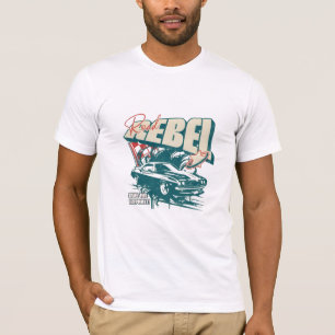Rebellische Rennsport-Automobil-Grafik-T-Shirt T-Shirt