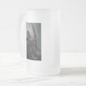 Rebellischer Bogenschütze Mattierte Tasse – Warrio (Vorderseite Links)