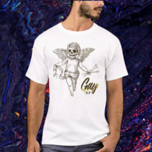 Rebellischer Cherub-Stolz T-Shirt