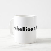 Rebellischer Hahn  Kaffeetasse (Vorderseite Links)