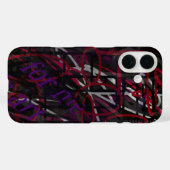 Rebellischer Künstler - Text & Graffiti AbstractDe Case-Mate iPhone Hülle (Rückseite (Horizontal))