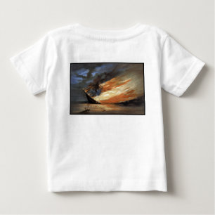 Rebellisches Flaggschiff des Bürgerkriegs auf Feue Baby T-shirt