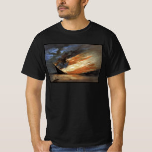 Rebellisches Flaggschiff des Bürgerkriegs auf Feue T-Shirt