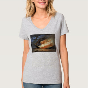 Rebellisches Flaggschiff des Bürgerkriegs auf Feue T-Shirt