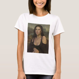 Rebellisches Mona Lisa Tattoo T-Shirt - Edgy Stree
