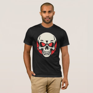 Rebellisches Retro-Skull-T-Shirt T-Shirt