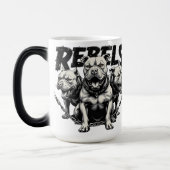 Rebels-Pitt Bull Lovers Verwandlungstasse (Links)