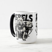Rebels-Pitt Bull Lovers Verwandlungstasse (Vorderseite Links)