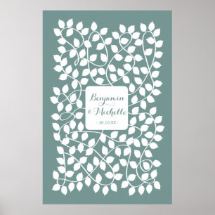 Reben - 150 Signature Guest Book Alternative Poster