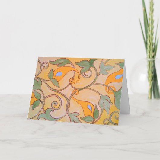 Reben aus Gold Karte (Vorderseite)