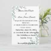 Reben Einladung (Stehend Vorderseite)