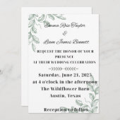 Reben Einladung (Vorne/Hinten)