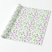 Reben floral geschenkpapier (Ungerollt)