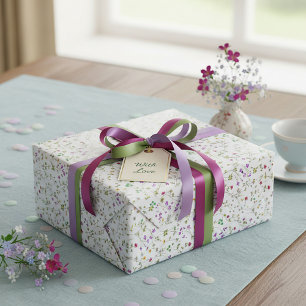 Reben floral geschenkpapier