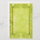 Reben flüstern - mittelalterliches Briefpapier (Vorne/Hinten)