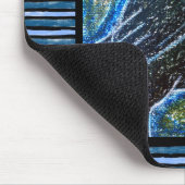 Reben in Ölpastel Mousepad (Ecke)