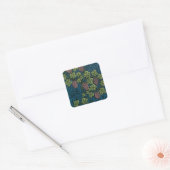 Reben mit Trauben rosa Trauben Quadratischer Aufkleber (Umschlag)