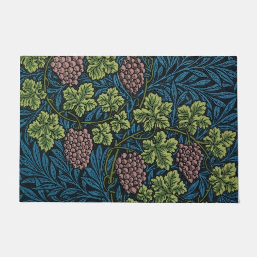Reben-Muster, William Morris Fußmatte (Vorderseite)