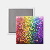 Reben überlagern Rainbow Magnet (Vorderseite/Rückseite)