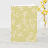 Reben und Beeren Karte (Gelbe Blume)