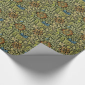 Reben und Blume Geschenkpapier (Ecke)
