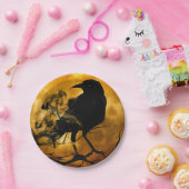 Reben und Erntemond fallen Pappteller (Party)