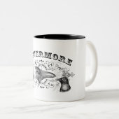 Reben und Krähen Zweifarbige Tasse (VorderseiteRechts)