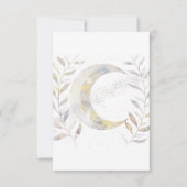 Reben und Mond Dankeskarte (Vorderseite)