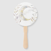 Reben und Mond Fächer (Rückseite)