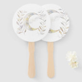 Reben und Mond Fächer (Vorne und Hinten)