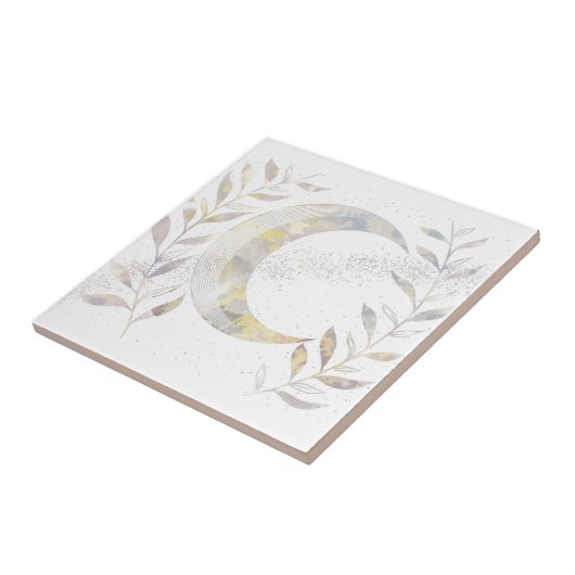 Reben und Mond Fliese (Seite)