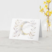 Reben und Mond Karte (Gelbe Blume)