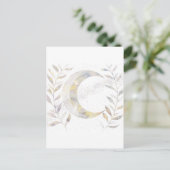 Reben und Mond Postkarte (Stehend Vorderseite)