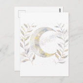 Reben und Mond Postkarte (Vorne/Hinten)
