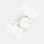 Reben und Mond Serviette (Ecke)