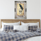 Reben und Schädel Leinwanddruck (Insitu (Schlafzimmer))