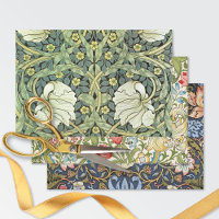 Reben, Vögel, Pimnel William Morris Muster