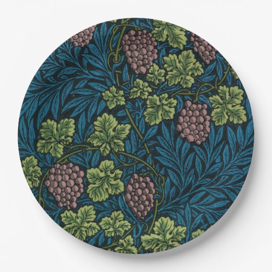 Reben (von William Morris) Pappteller (Vorderseite)