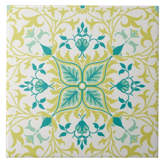 Rebenmuster (von William Morris) Fliese (Vorderseite)