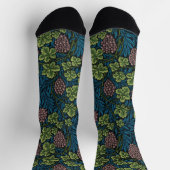 Rebenmuster, William Morris Socken (Oben)