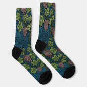 Rebenmuster, William Morris Socken (Rechts)